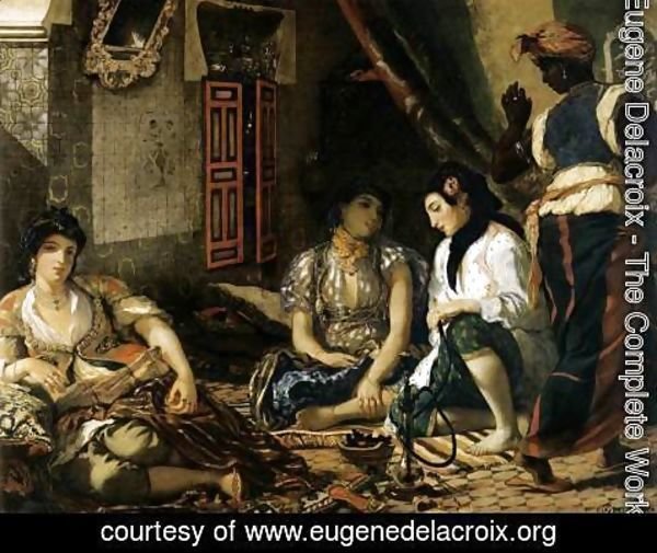 Eugene Delacroix - Women of Algiers in their Apartment