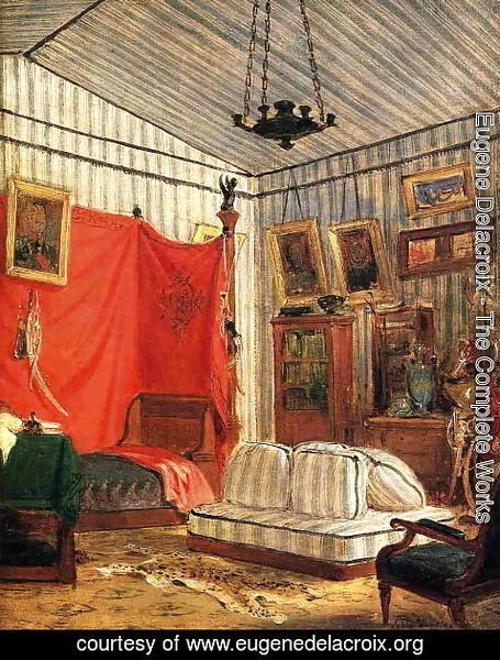 Eugene Delacroix - Count de Mornay's Apartment