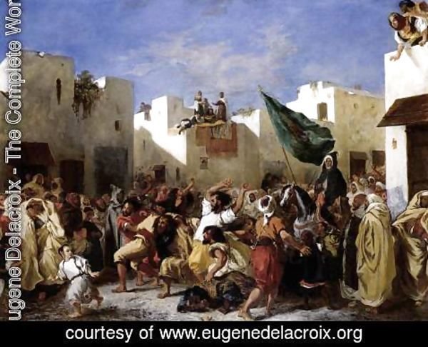 Eugene Delacroix - The Fanatics of Tangier