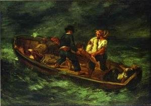 Eugene Delacroix - After the Shipwreck