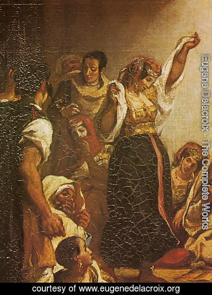 Eugene Delacroix - Jewish Wedding in Morocco (detail)