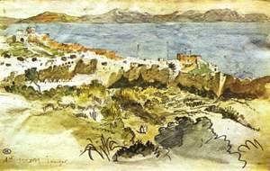 Eugene Delacroix - Bay of Tanger in Morocco