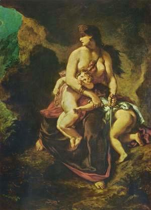 Eugene Delacroix - The Medea's fury