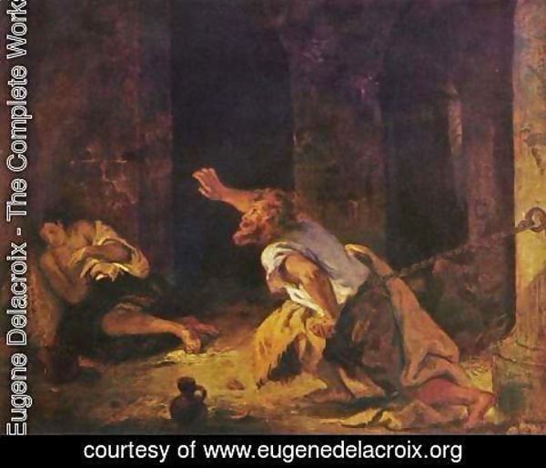 Eugene Delacroix - The prisoner of Chillon