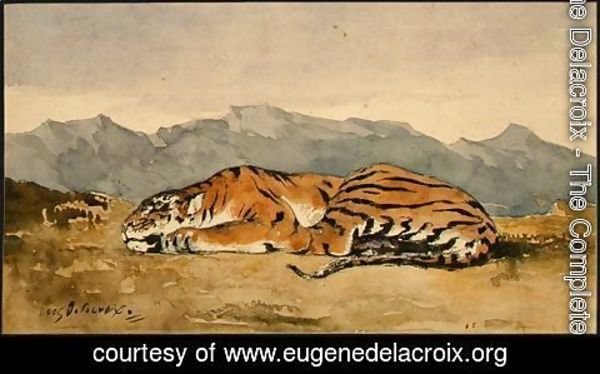 Eugene Delacroix - Tiger
