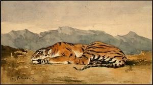 Eugene Delacroix - Tiger