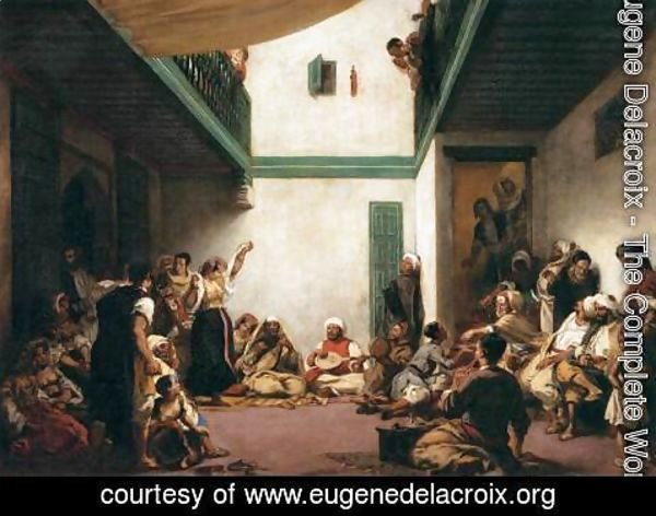 Eugene Delacroix - Jewish Wedding in Morocco 2