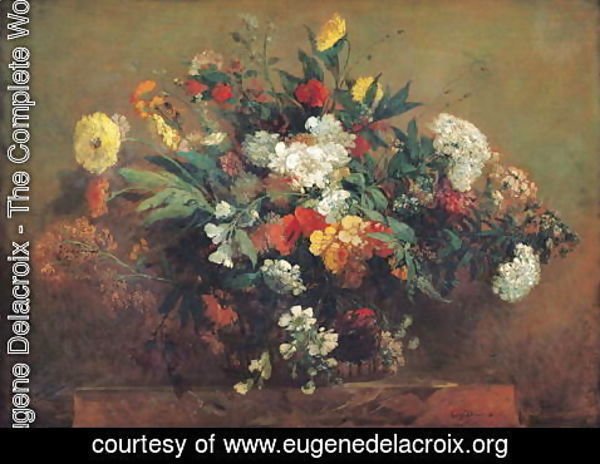 Eugene Delacroix - Flowers