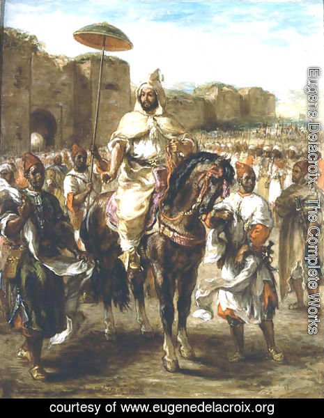 Eugene Delacroix - Muley Abd el Rahman