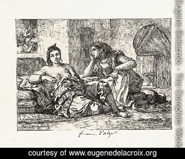 Eugene Delacroix - Femmes D'Alger