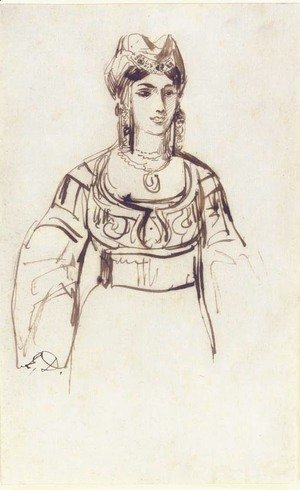 Eugene Delacroix - La Juive du Maroc