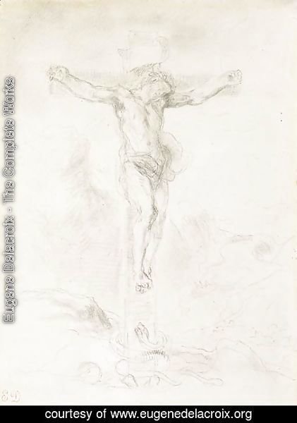 Eugene Delacroix - Christ on the Cross 2