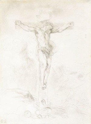 Eugene Delacroix - Christ on the Cross 2