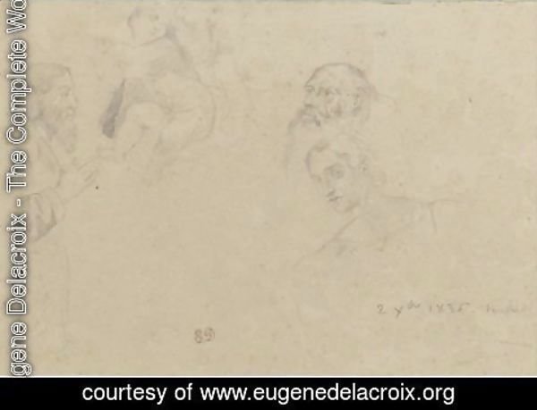 Eugene Delacroix - Figure Studies