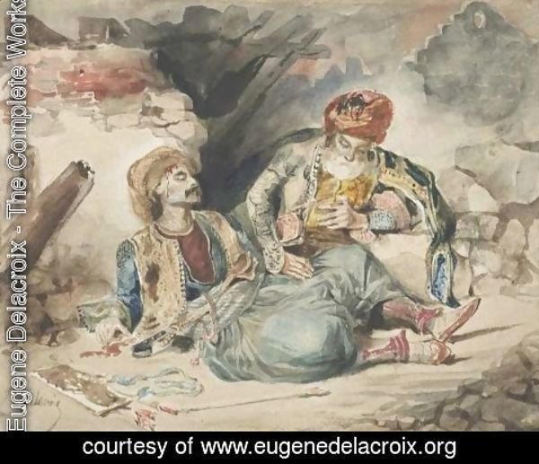 Eugene Delacroix - The Dying Turk