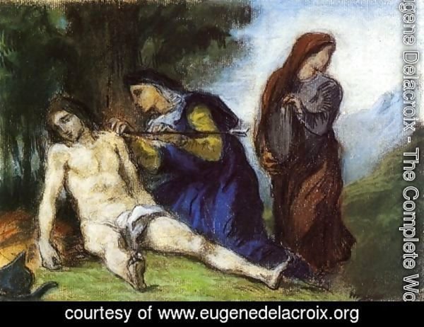 Eugene Delacroix - St. Sebastian