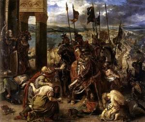 Eugene Delacroix - The Entry of the Crusaders into Constantinople 1840