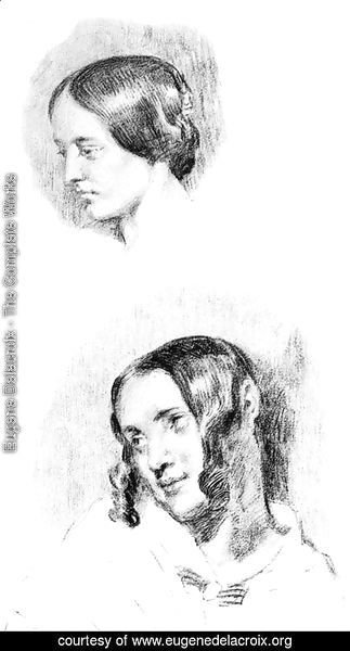 Study For Jenny Le Guillou And Josephine De Forget