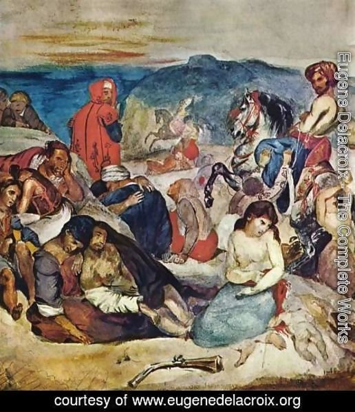 Eugene Delacroix - The Massacre of Chios (2)