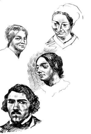 Eugene Delacroix - Page Of A Sketchbook