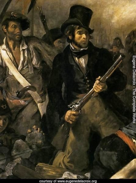 Liberty Leading the People (detail 2) 1830