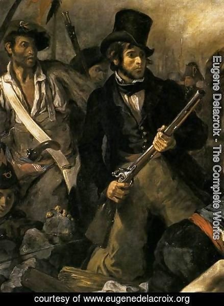 Eugene Delacroix - Liberty Leading the People (detail 2) 1830
