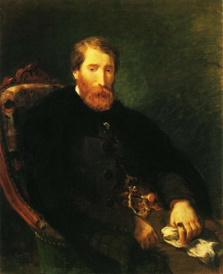 Portrait of Alfred Bruyas by EUGÈNE DELACROIX