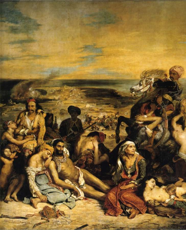 The Massacre of Chios by EUGÈNE DELACROIX