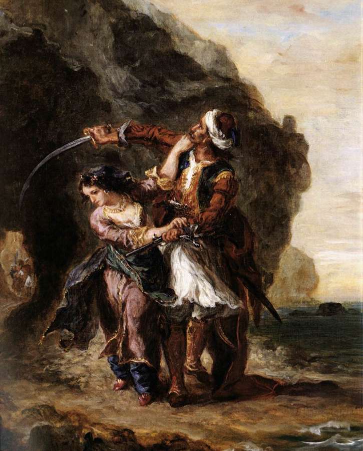 The Bride of Abydos by EUGÈNE DELACROIX