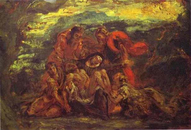 Pieta by EUGÈNE DELACROIX