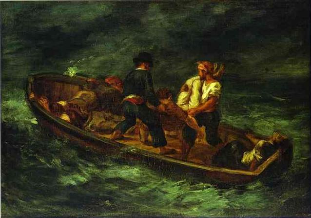 After the Shipwreck by EUGÈNE DELACROIX