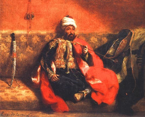 Smoking Turk by EUGÈNE DELACROIX