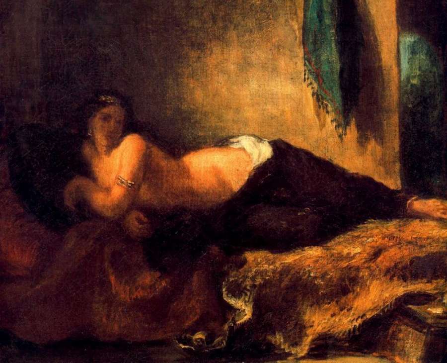 Odalisque1 by EUGÈNE DELACROIX