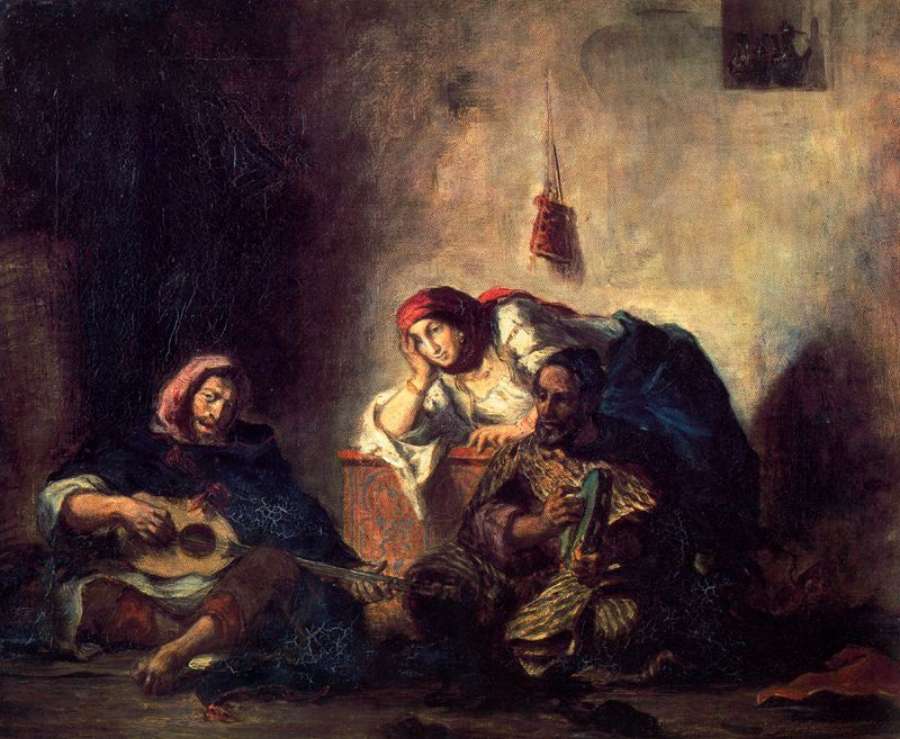 Jewish Musicians of Mogador by EUGÈNE DELACROIX