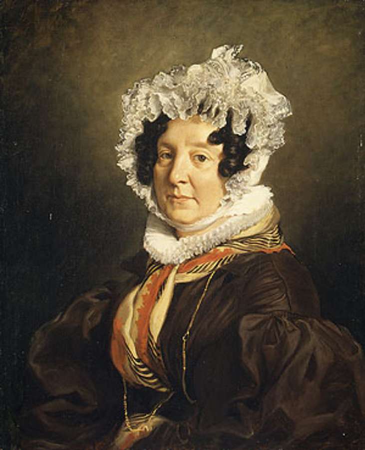 Madame Henri Francois Riesener by EUGÈNE DELACROIX