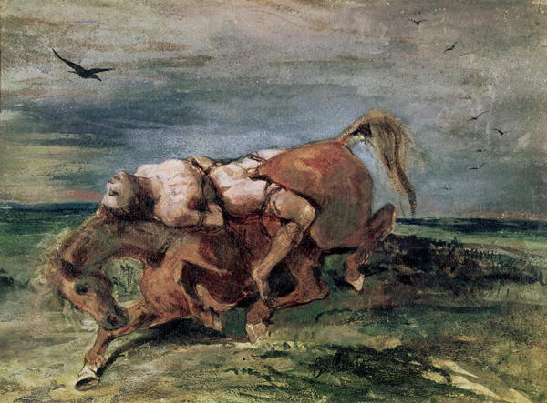 Mazeppa by EUGÈNE DELACROIX