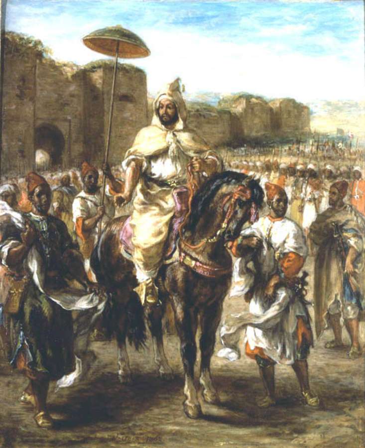 Muley Abd el Rahman by EUGÈNE DELACROIX