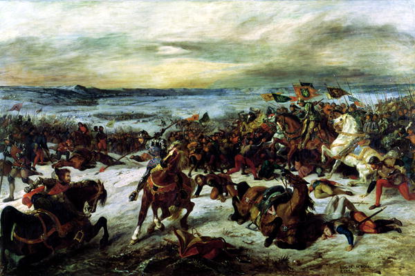 The Death of Charles the Bold by EUGÈNE DELACROIX