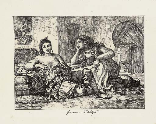 Femmes D'Alger by EUGÈNE DELACROIX