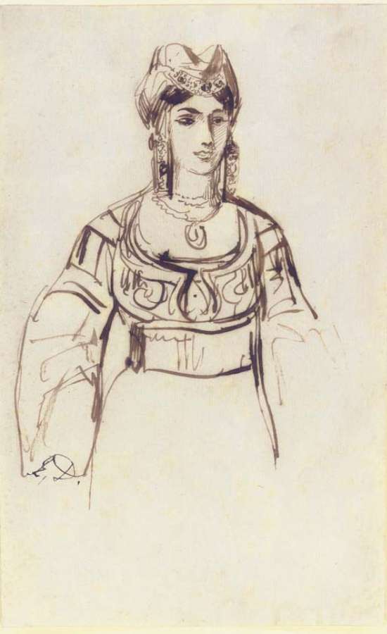 La Juive du Maroc by EUGÈNE DELACROIX
