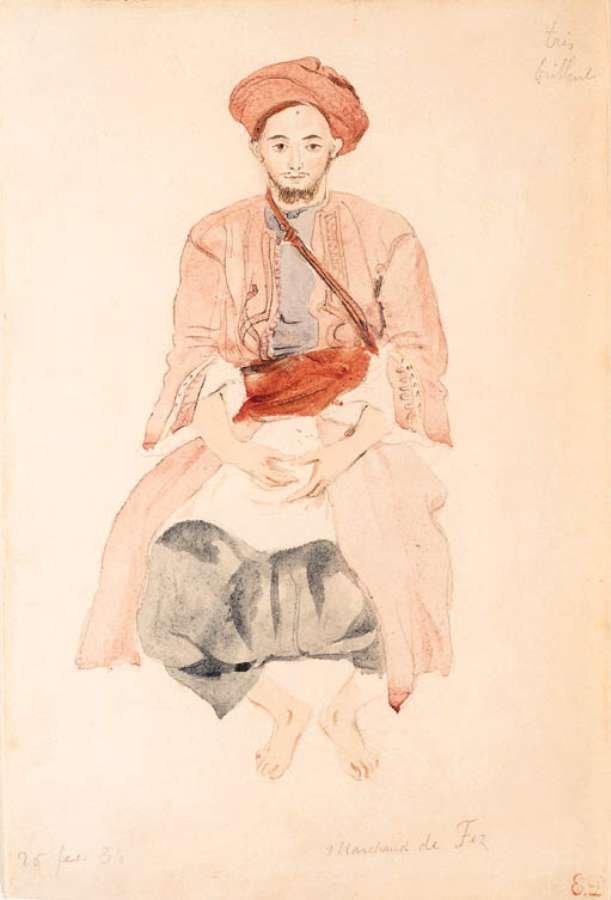 Marchand de Fez by EUGÈNE DELACROIX