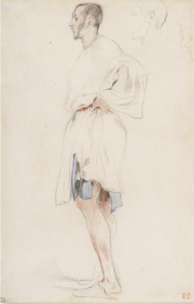 Un Maure by EUGÈNE DELACROIX