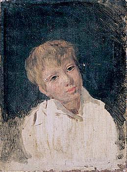 Portrait De Garconnet by EUGÈNE DELACROIX