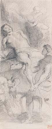 La Descente Du Croix by EUGÈNE DELACROIX
