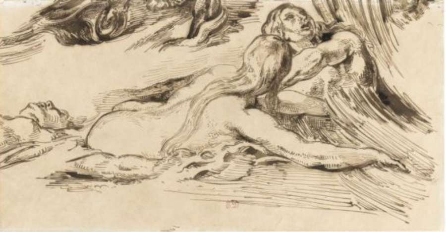 The Battle Of The Amazons by EUGÈNE DELACROIX