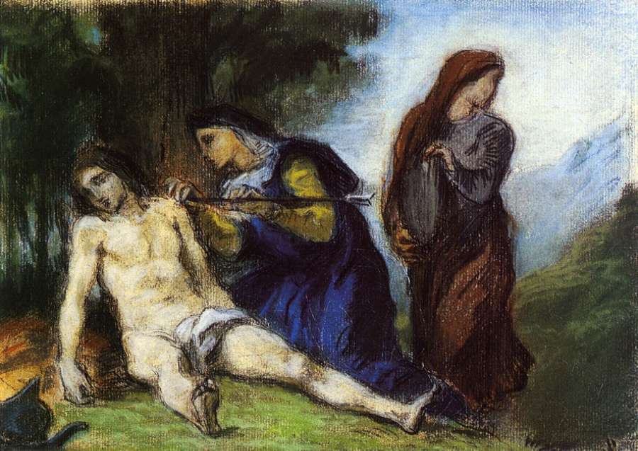 St. Sebastian by EUGÈNE DELACROIX
