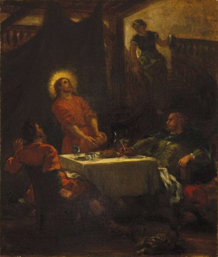 The Disciples at Emmaus by EUGÈNE DELACROIX