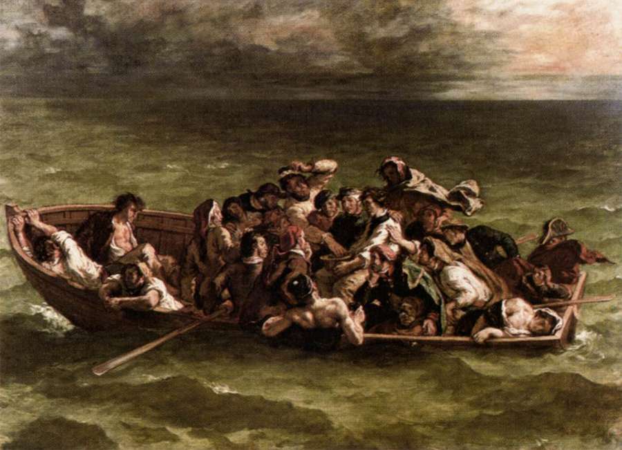 Shipwreck of Don Juan 1840 by EUGÈNE DELACROIX