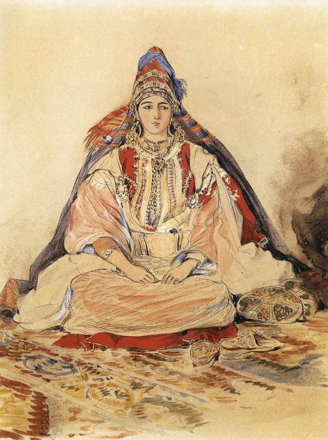 Jewish Bride 1832 by EUGÈNE DELACROIX