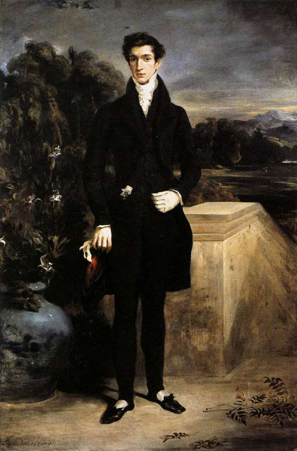 Louis-Auguste Schwiter 1826-27 by EUGÈNE DELACROIX